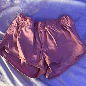 pink athletic shorts